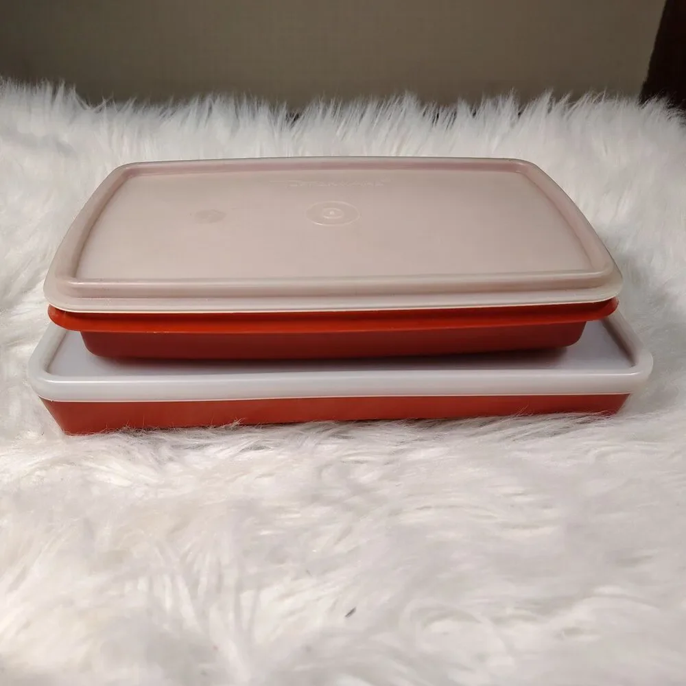 VTG Tupperware Bacon/Marinade/Hotdog 1292-5 &  Deli meat keeper 816-13